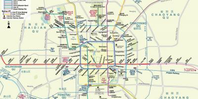 Peking metro kort