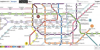 Udforsk Beijing subway kort