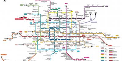 Beijing subway kort 2016