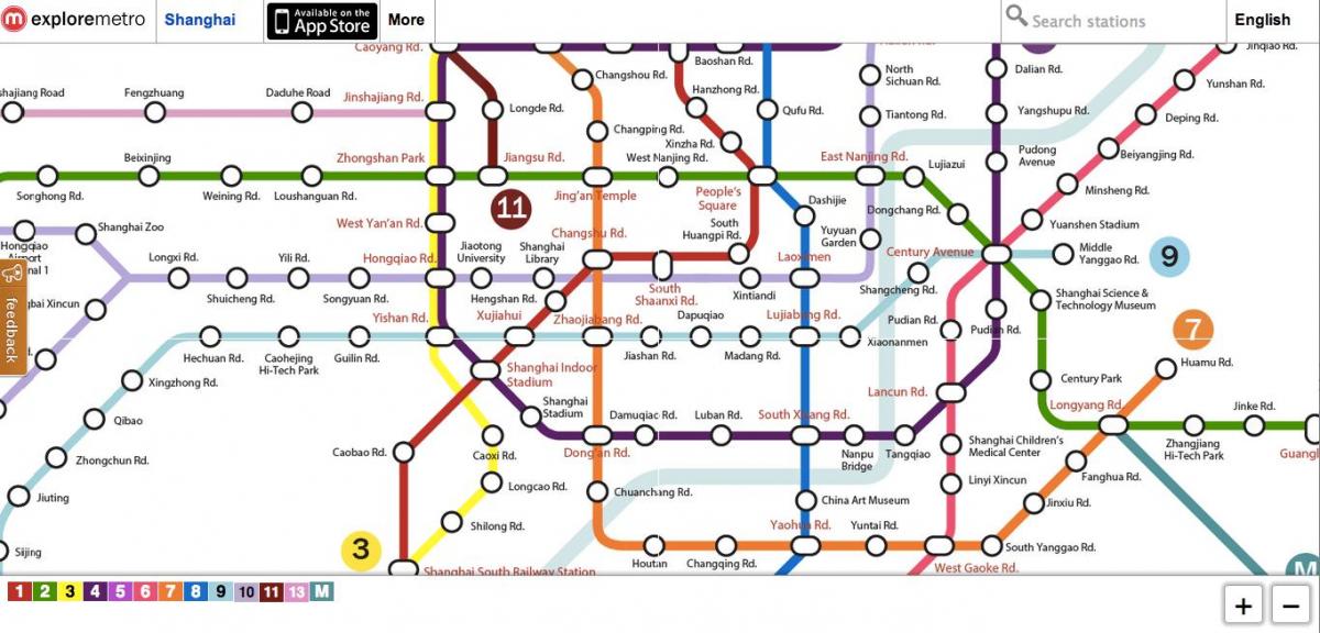 udforsk Beijing subway kort