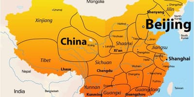 Peking på kort